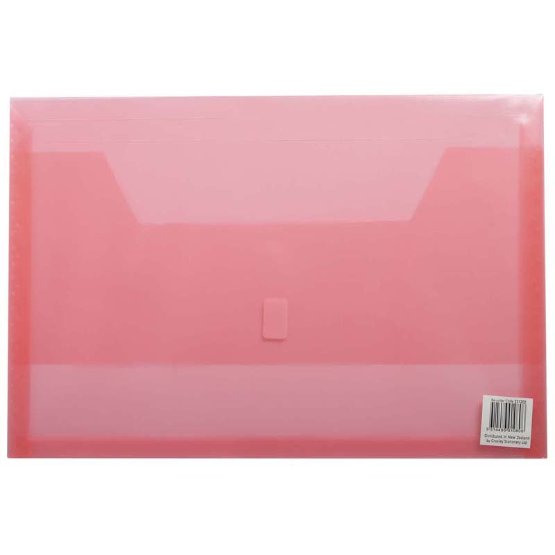 FM Wallet Polywally 325F Pink Transparent - Cafe Supply