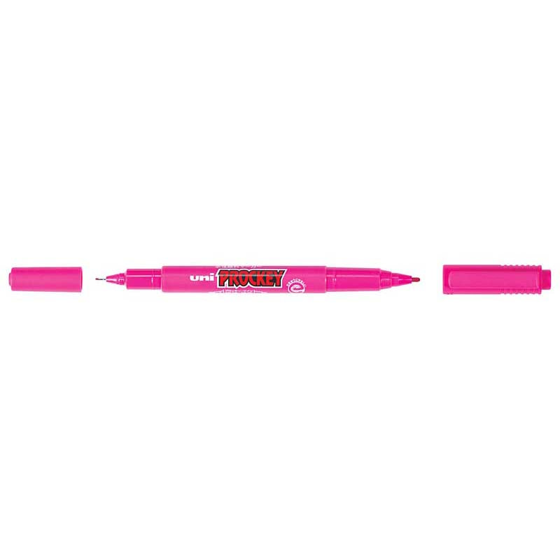 Uni Prockey Marker Dual Tip 0.4/0.9mm Wine PM-120 - Cafe Supply
