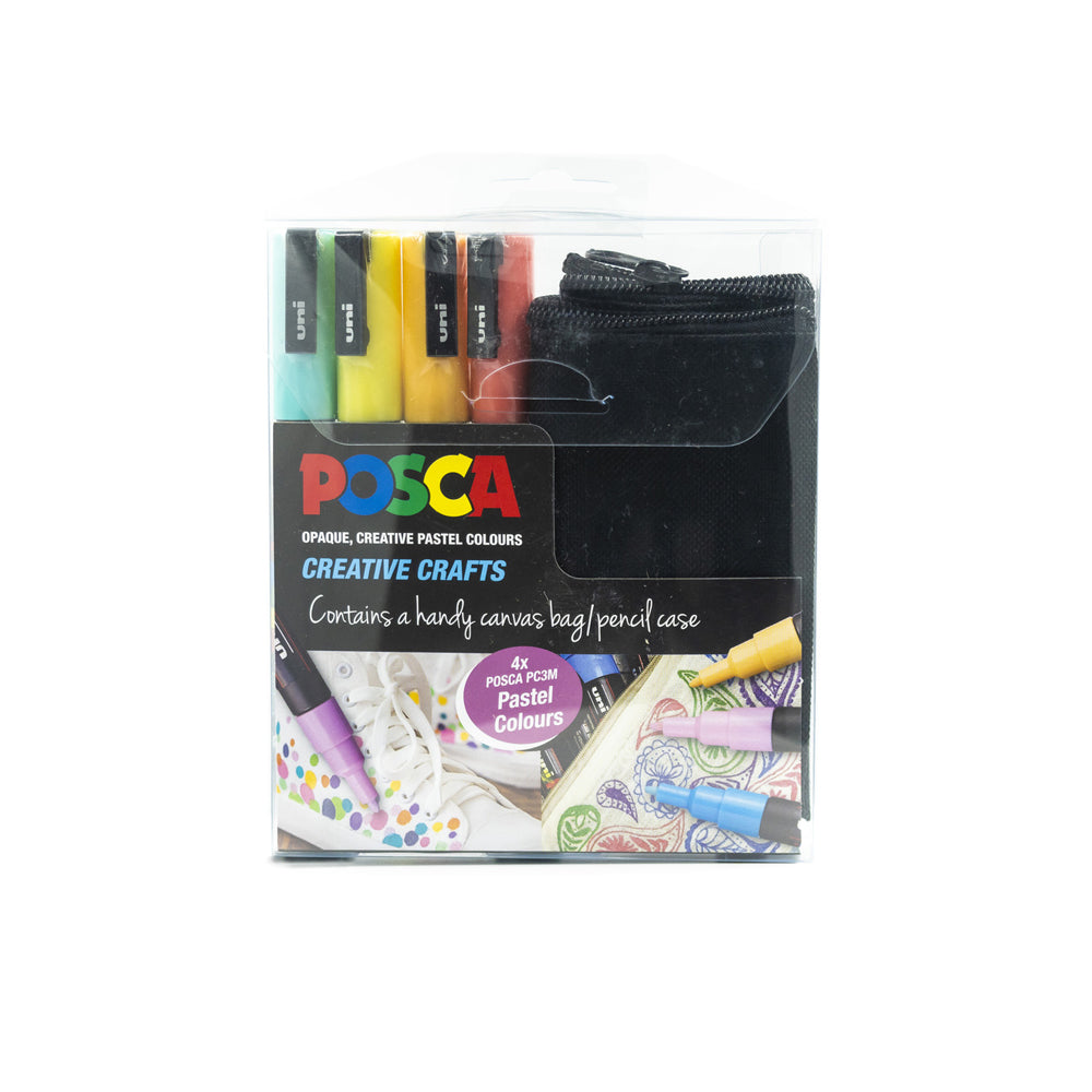 Uni Posca Marker PC-3M Canvas Bag Activity Pack - Cafe Supply