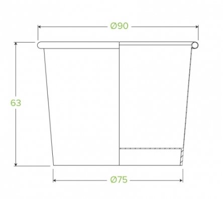 250ML / 8OZ NATURAL BIOBOWL - Cafe Supply