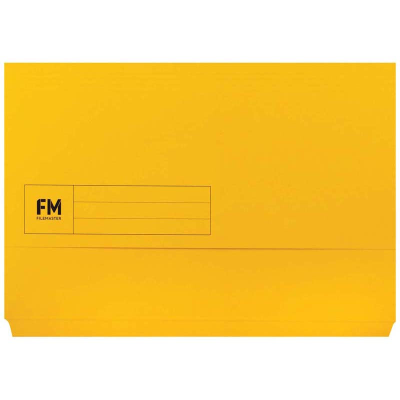 FM Document Wallet Yellow Foolscap - Cafe Supply