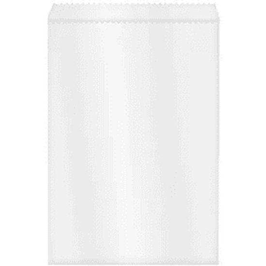 #3 White Flat Paper Bag - Cafe Supply