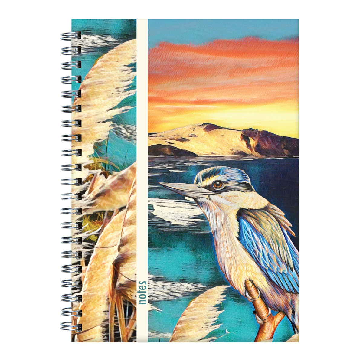 Kanuka Glen Art Notebook Wiro A5 192 Page Kotare - Cafe Supply