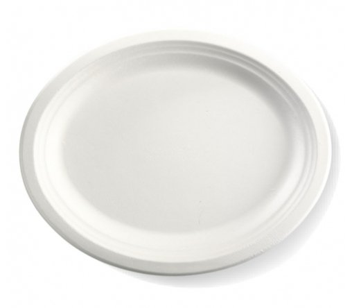 32X25CM / 12.5X10” OVAL BIOCANE PLATE - Cafe Supply