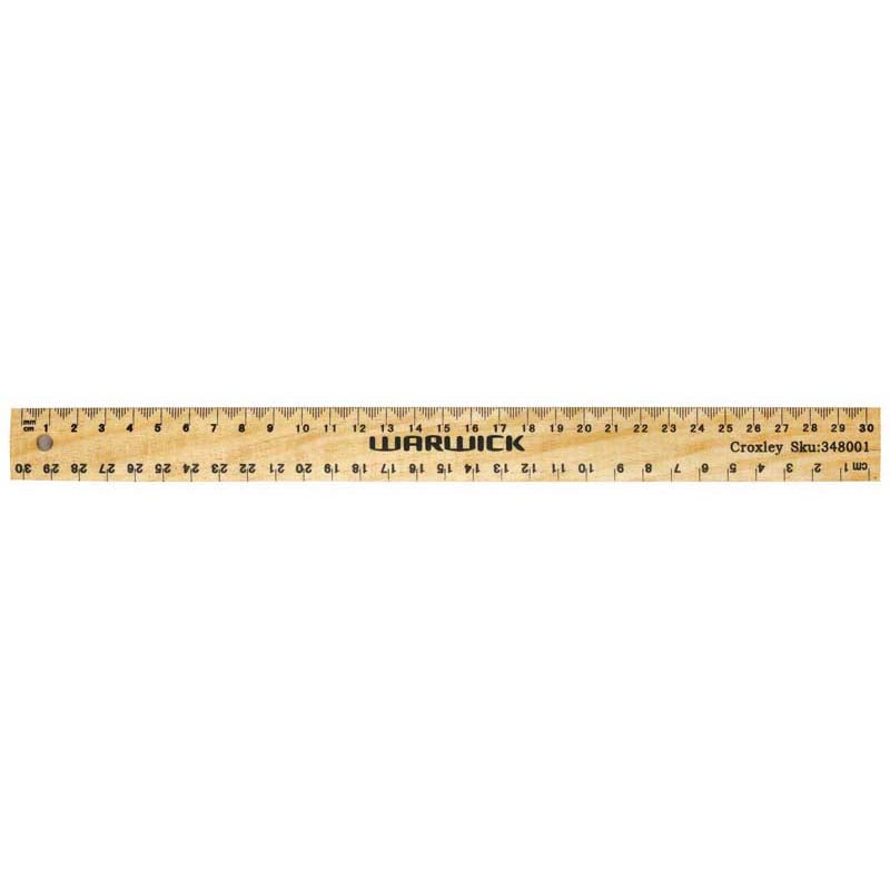 Warwick Ruler Wooden 30cm - Cafe Supply