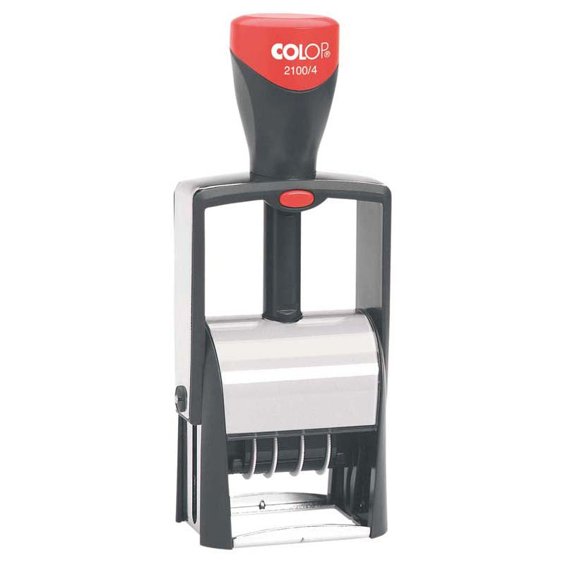 Colop Stamp Dater 2100/4 Metal Frame Classic Line Date Only - Cafe Supply