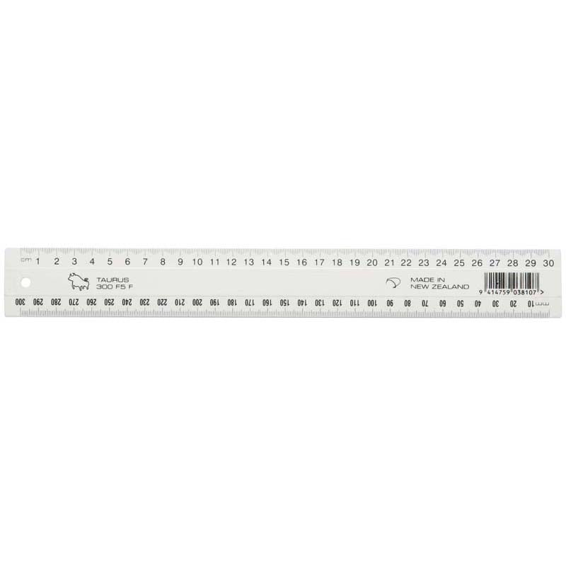 Taurus Ruler 300mm White - Cafe Supply