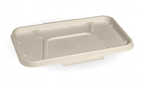 4 COMPARTMENT NATURAL TAKEAWAY BASE LID - Cafe Supply
