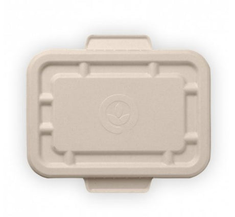 500 & 600ML NATURAL BIOCANE TAKEAWAY BASE LID - Cafe Supply