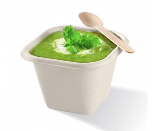 630ML WHITE BIOCANE TAKEAWAY BASE - Cafe Supply