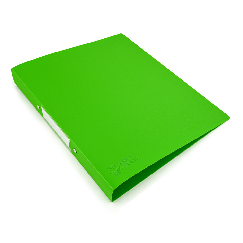 Rapesco Germ-Savvy Antibacterial A4 PP Ring Binder 2/25 Green - Cafe Supply