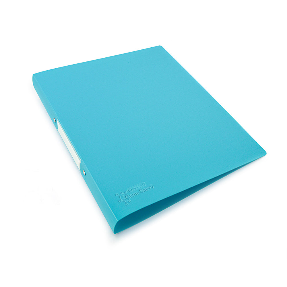 Rapesco Germ-Savvy Antibacterial A4 PP Ring Binder 2/25 Aqua - Cafe Supply