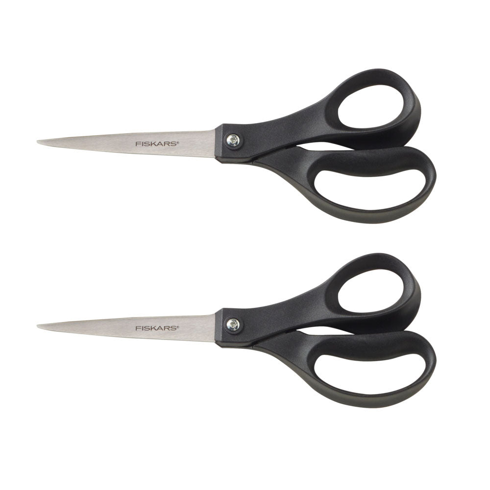 Fiskars Performance Scissors Recycled 8 inch Pk2 - Cafe Supply
