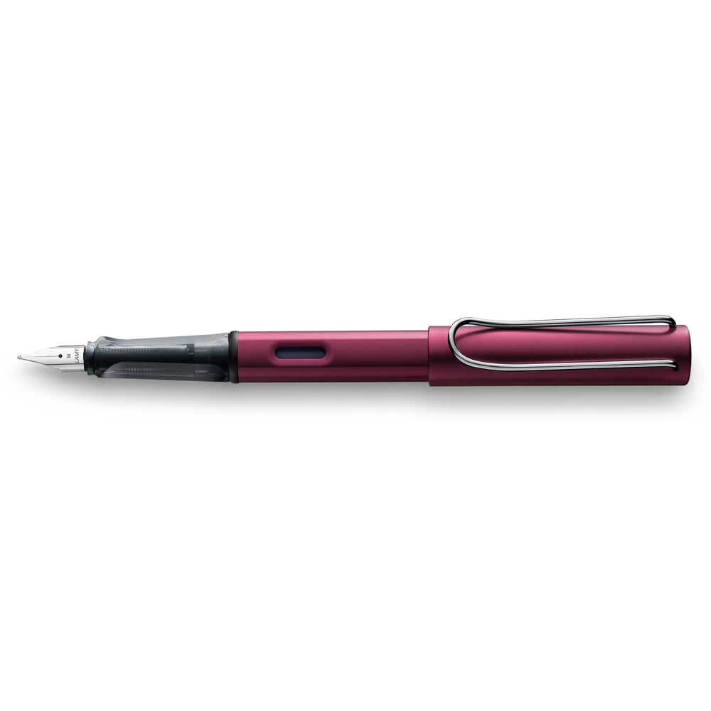 Lamy Al-Star Fountain Pen Black purple Medium nib (029) - Cafe Supply