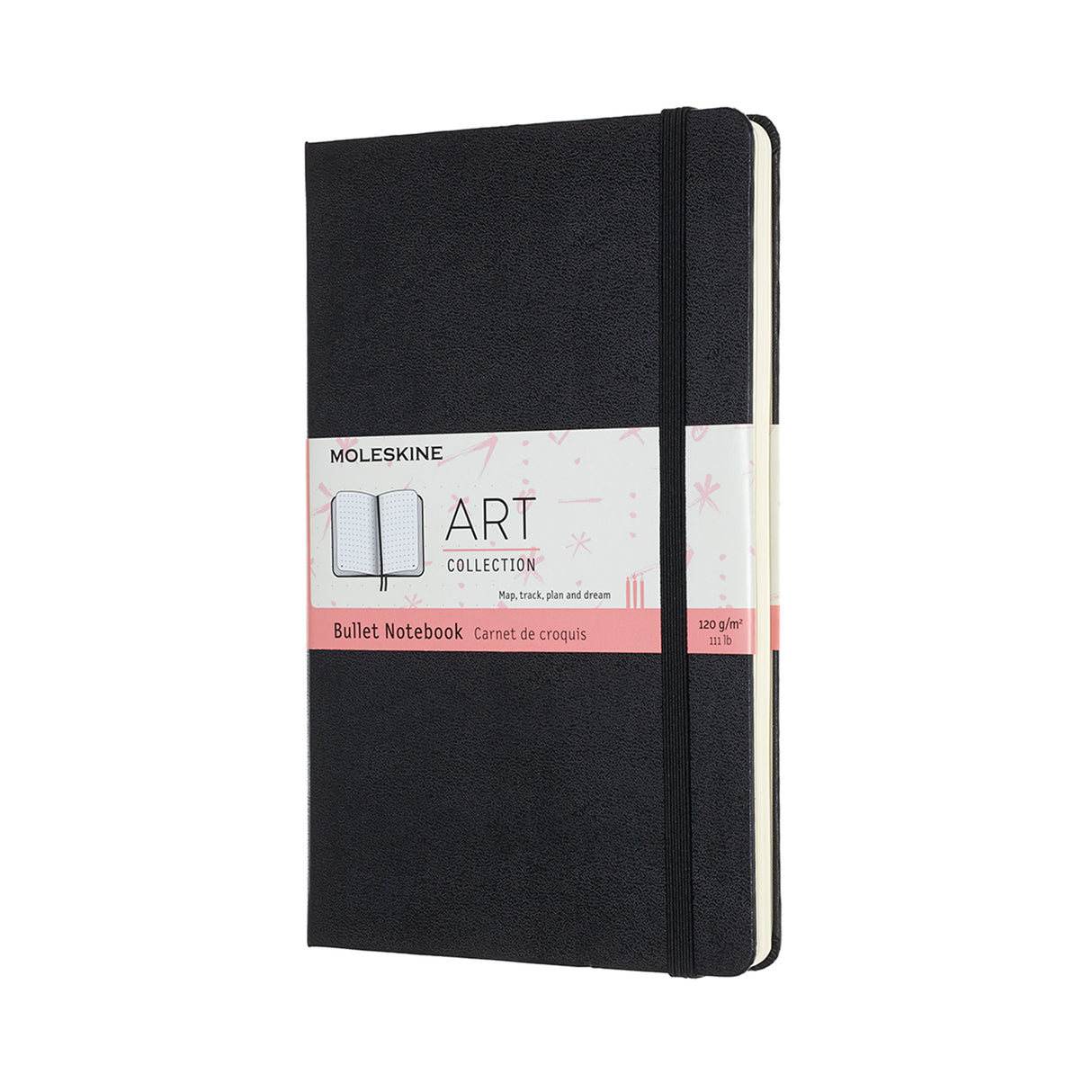 Moleskine Art Bullet Journal Large Hard Black - Cafe Supply