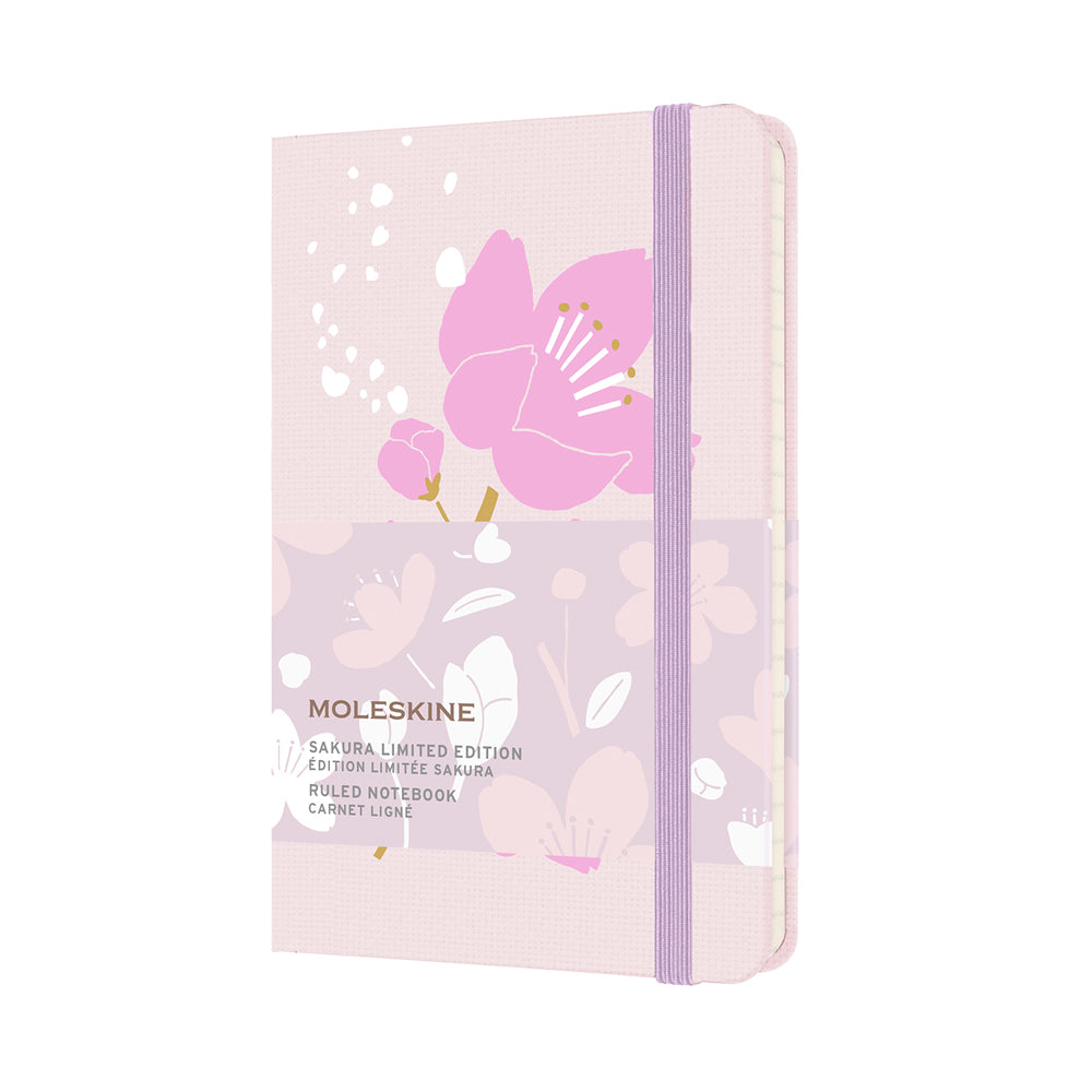 Moleskine Limited Edition Notebook Sakura Pocket Ruled Graphic 3 - Cafe Supply
