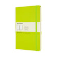 Moleskine Notebook Large Plain Lemon Green Hard - Cafe Supply