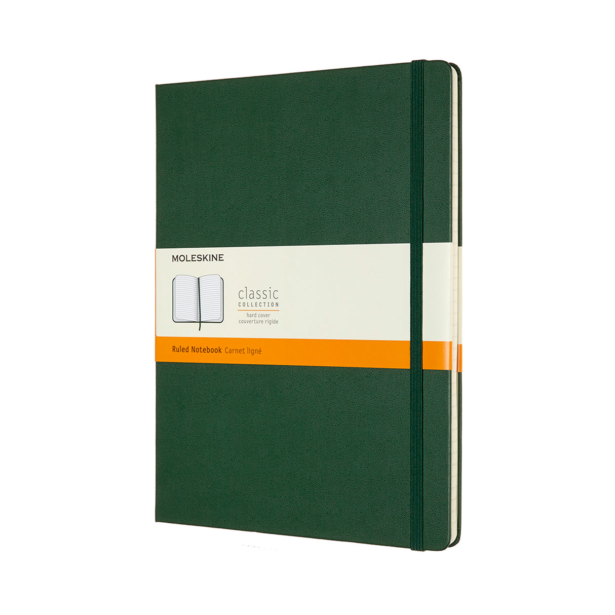 Moleskine Notebook XL Myrtle Green Hard Cover Ruled - Cafe Supply