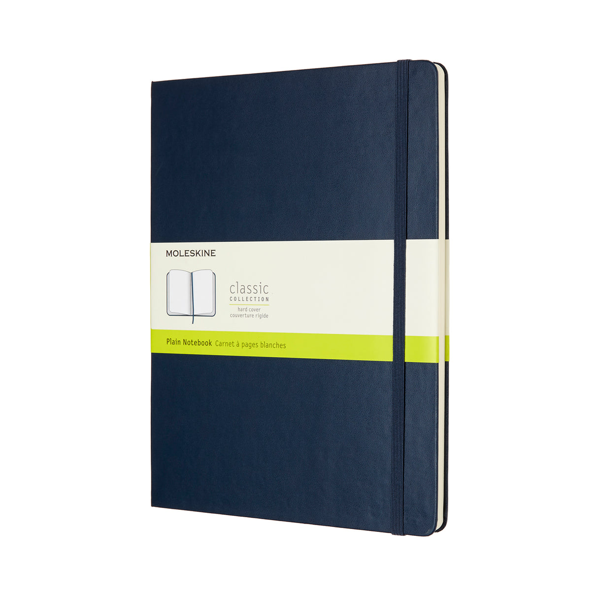 Moleskine Notebook XL Plain Sapphire Blue Hard - Cafe Supply
