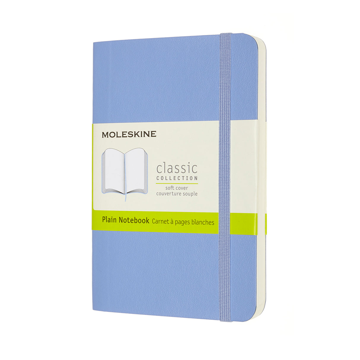 Moleskine Notebook Pocket Plain Hydrangea Blue Soft - Cafe Supply