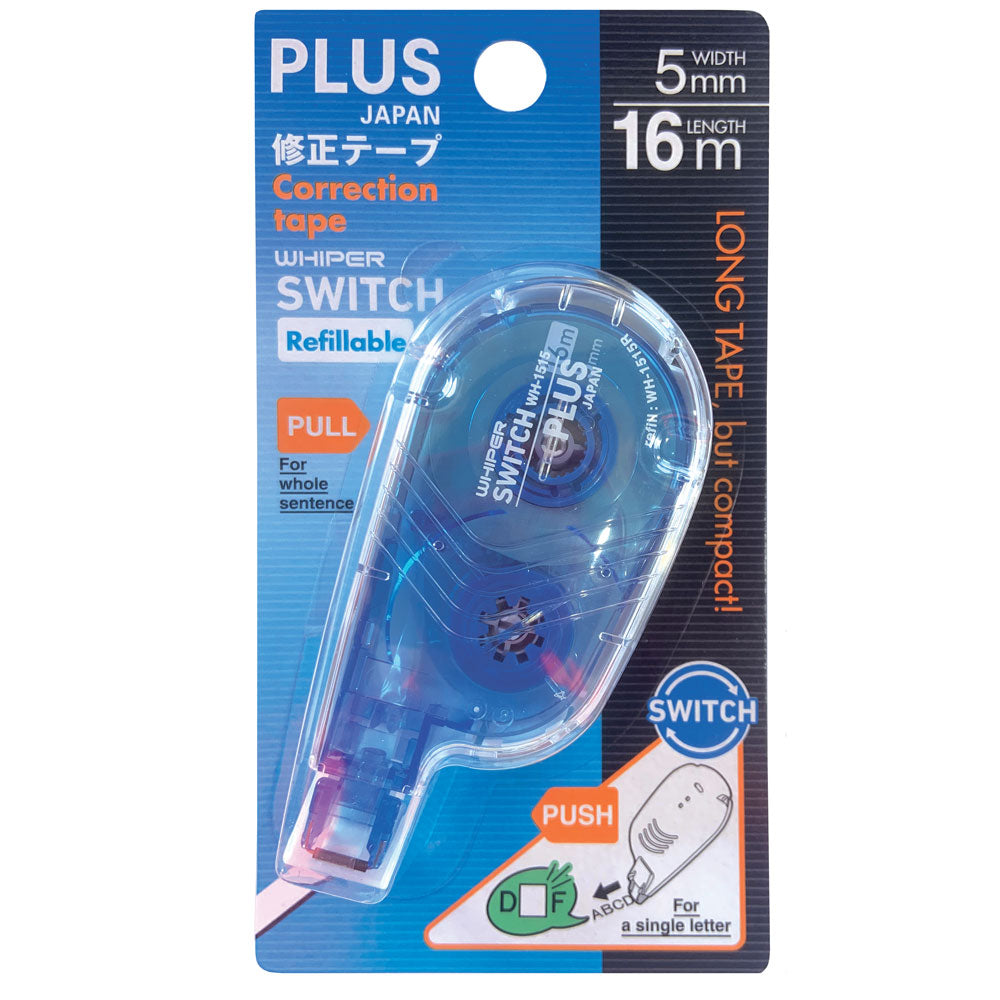 Plus Switch Long Correction Tape 5mm x 16m WH1515 - Cafe Supply