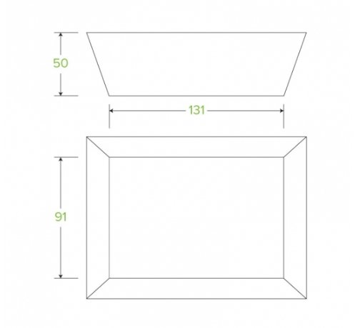 BIOBOARD TRAY #1 - Cafe Supply