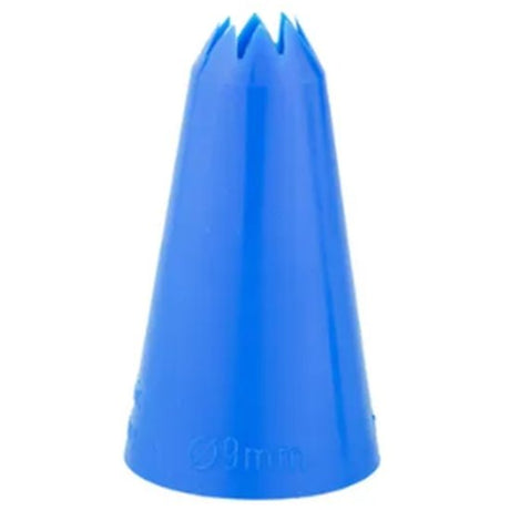 Blue Decorating Tube Star #9 (6) - Cafe Supply