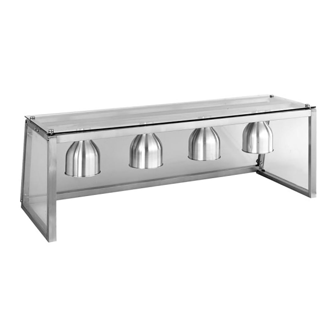 BLW4 Four Buffet Bench Top Lamp Warmers - Cafe Supply