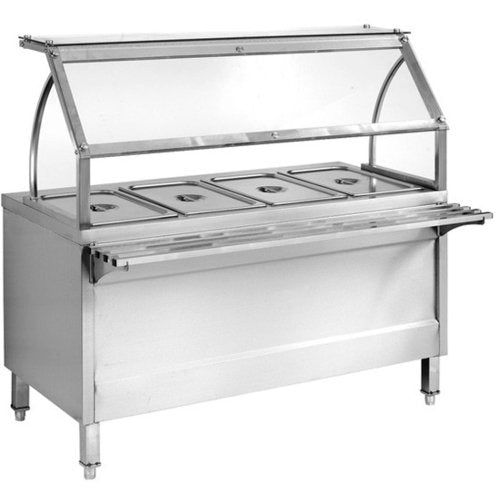 BS6H Heated Six Pan Bain Marie Cabinet - Cafe Supply