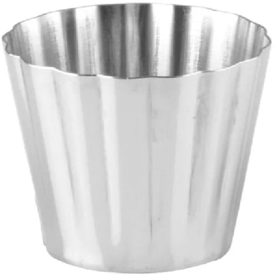 Dariol Mould Fluted 67X56Mm 18/10 - Cafe Supply