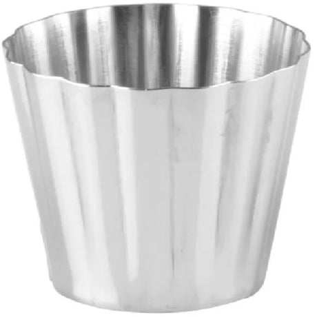Dariol Mould Fluted 67X56Mm 18/10 - Cafe Supply