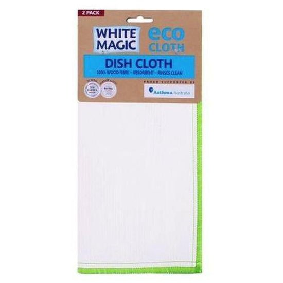 Dish Cloth 2 Pc (6) - Cafe Supply