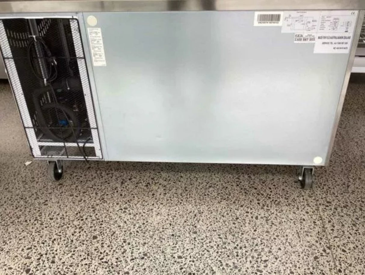 Ex. Showroom. TROPICALISED 2 Door Gastronorm Bench Fridge - Cafe Supply