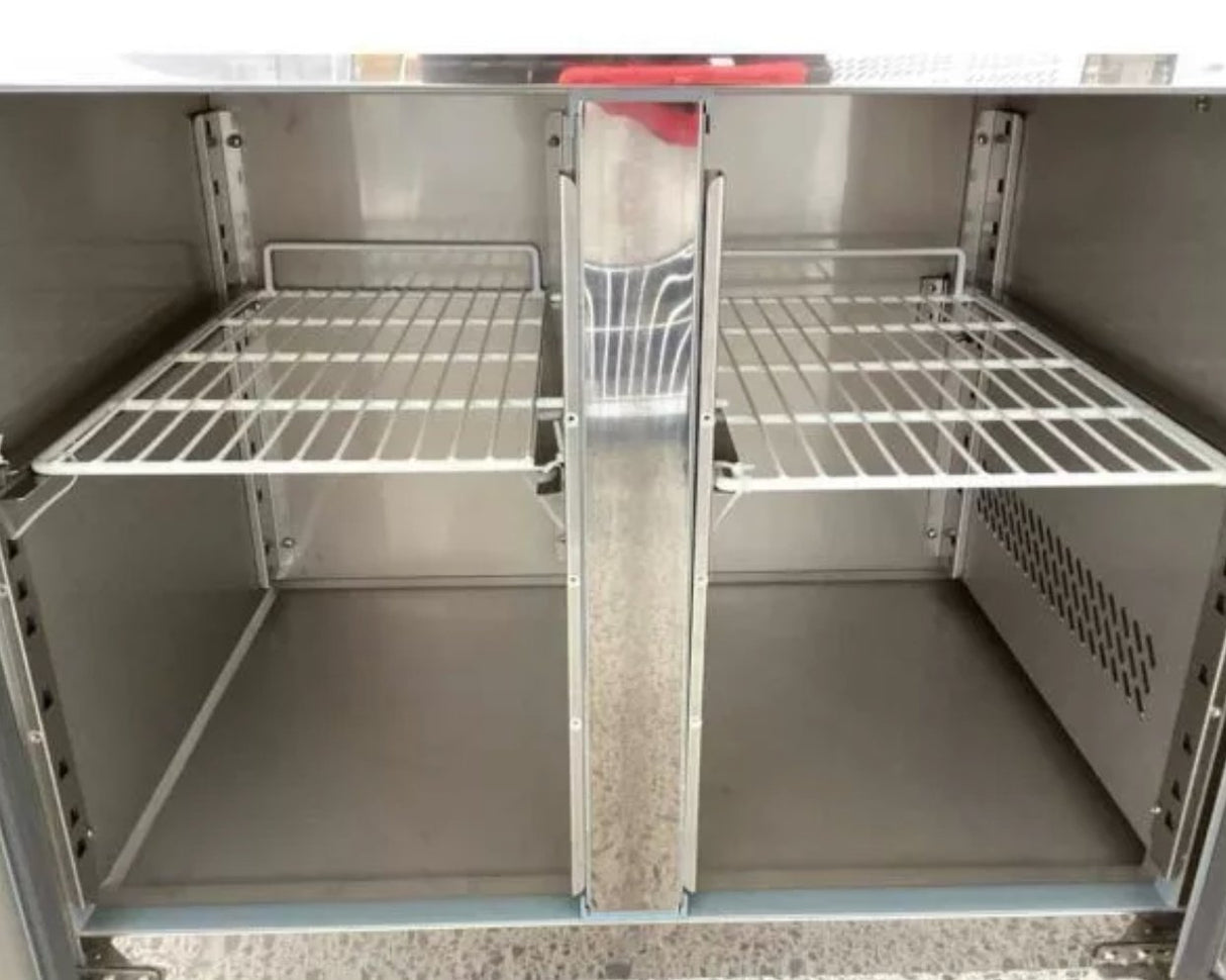 Ex. Showroom. TROPICALISED 2 Door Gastronorm Bench Fridge - Cafe Supply