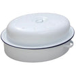 Falcon Roaster Oval White 36Cm - Cafe Supply