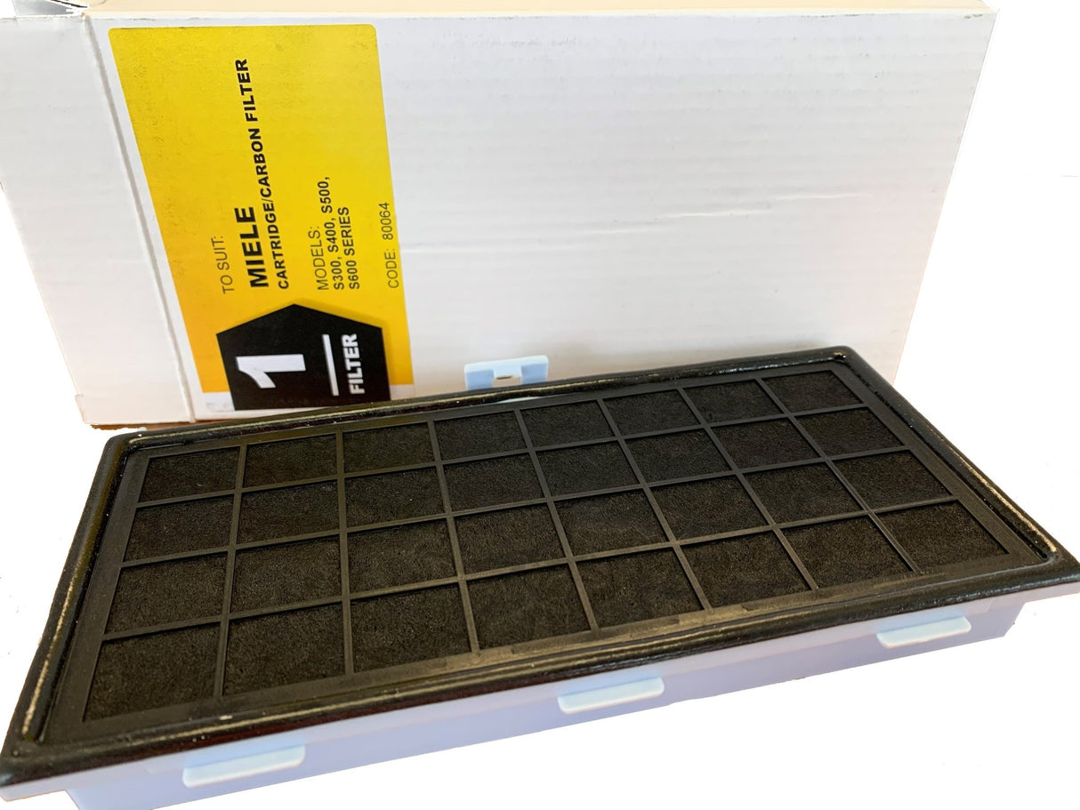 FILTA MIELE CARTRIDGE FILTER CARBON (one-side) 200-800 SERIES - 3 PRONG - Cafe Supply