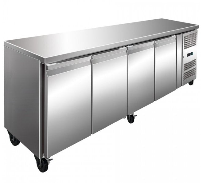 Four Door Bench Fridge 511L - Cafe Supply