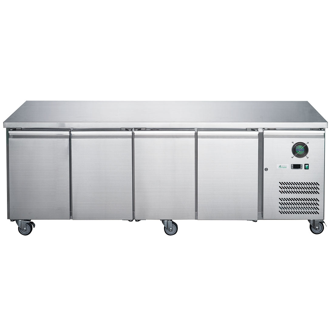 Four Door Bench Fridge – XUB6C22S4V - Cafe Supply