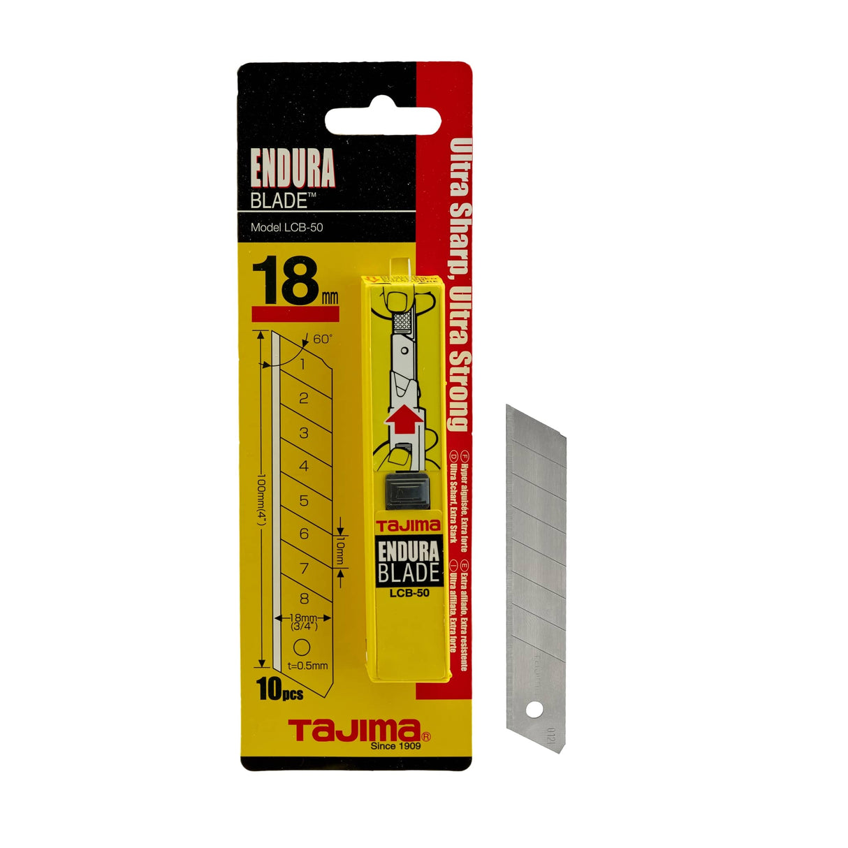 Tajima Blades LCB50 10/Pkt - Cafe Supply