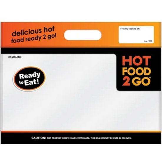 Re-sealable Plastic Deli Carry Bags, Large - Cafe Supply