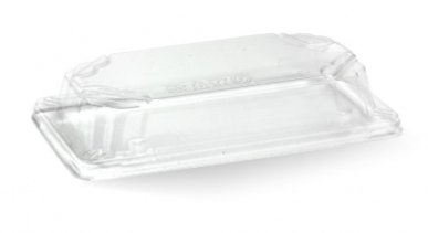 SMALL BIOCANE SUSHI TRAY PLA LID - Cafe Supply