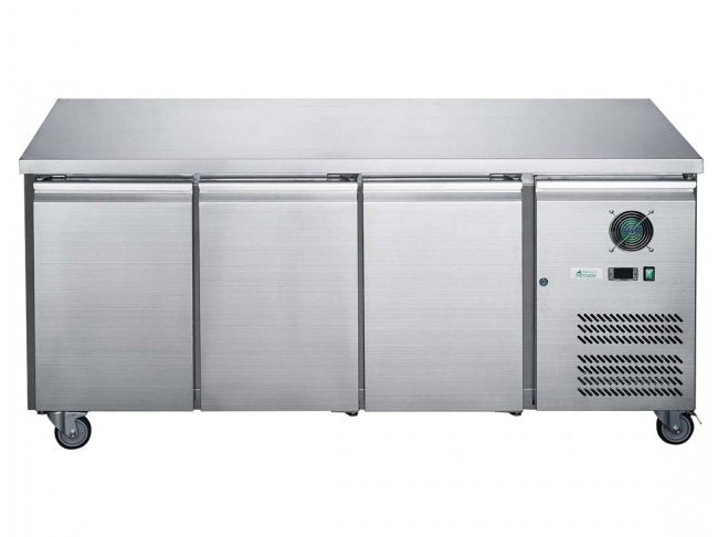 Three Door Bench Fridge - XUB6C18S3V - Cafe Supply