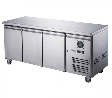Three Door Bench Fridge - XUB7C18S3V - Cafe Supply