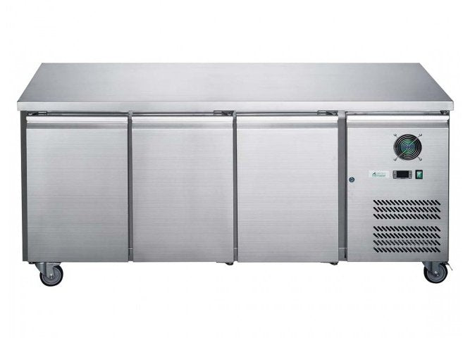 Three Door Bench Fridge - XUB7C18S3V - Cafe Supply