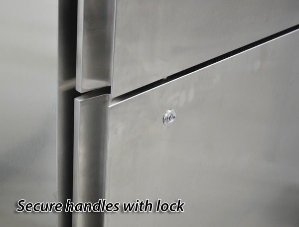 TROPICAL Thermaster 4×½ door SS Fridge - Cafe Supply