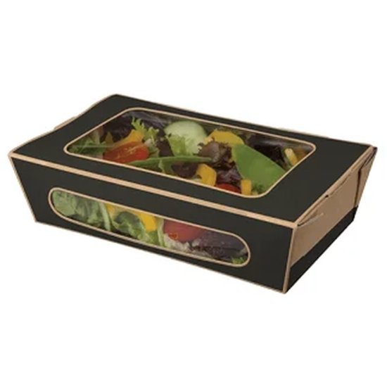 Tuck-Top Window Salad Pack, Medium - Cafe Supply
