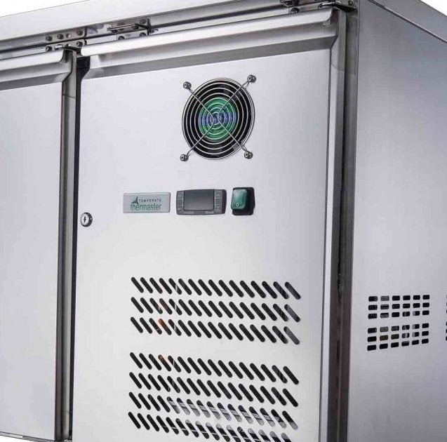 Two Door Bench Fridge - XUB6C13S2V - Cafe Supply