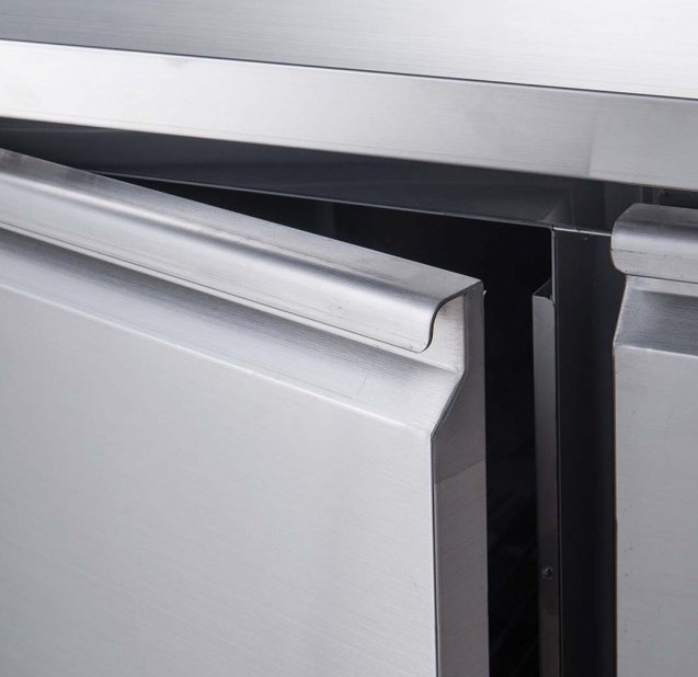 Two Door Bench Fridge - XUB6C13S2V - Cafe Supply