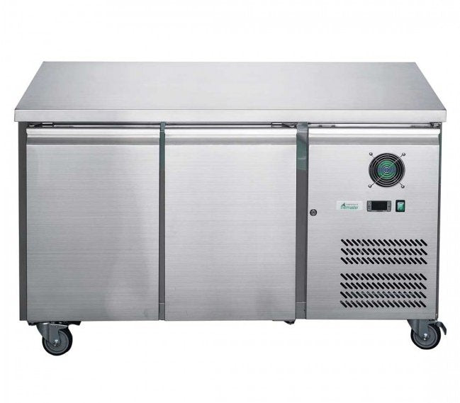 Two Door Bench Fridge - XUB6C13S2V - Cafe Supply