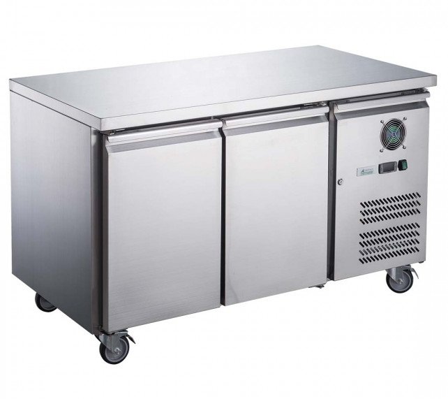 Two Door Bench Fridge - XUB6C13S2V - Cafe Supply